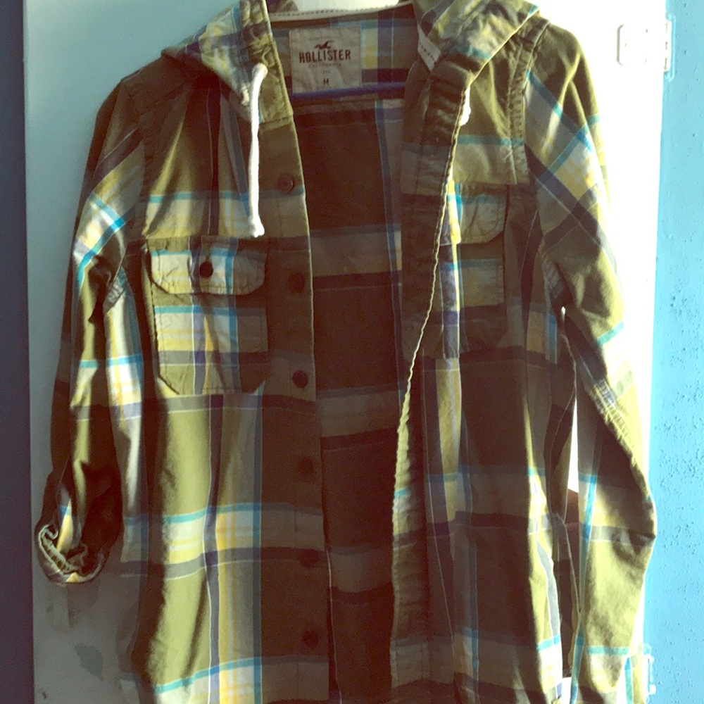 Hollister Men’s Hooded Button Up